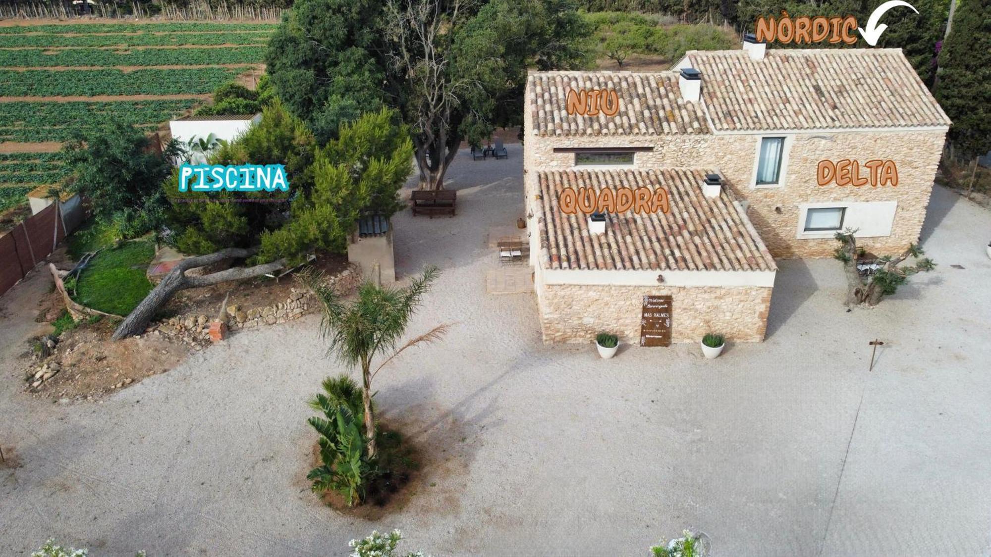 Mas Xalmes Villa Camarles Exterior photo